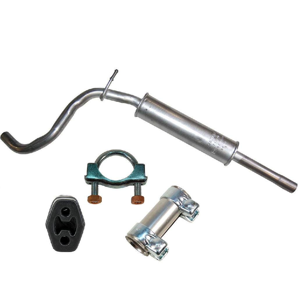 IMASAF Mittelschalldämpfer 71.01.06 FA1 Rohrverbinder, Abgasanlage 114-943 + Rohrverbinder, Abgasanlage 921-950 + Halter, Abgasanlage 113-916