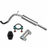 IMASAF Mittelschalldämpfer 71.01.06 FA1 Rohrverbinder, Abgasanlage 114-943 + Rohrverbinder, Abgasanlage 921-950 + Halter, Abgasanlage 113-916