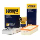 HENGST FILTER Filter, Innenraumluft E998LC + Ölfilter E115H01 D208 + Luftfilter E488L