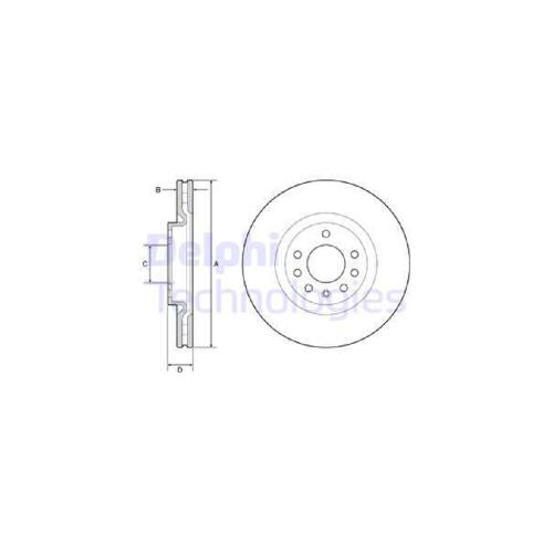 DELPHI Bremsscheibe BG4944C + Bremsbelagsatz, Scheibenbremse LP3195 Bild DELPHI Bremsscheibe BG4944C + Bremsbelagsatz, Scheibenbremse LP3195