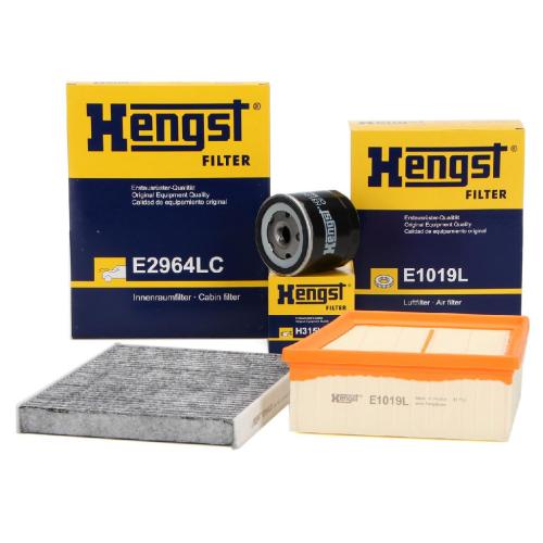 HENGST FILTER Filter, Innenraumluft E2964LC + Ölfilter H315W + Luftfilter E1019L Bild HENGST FILTER Filter, Innenraumluft E2964LC + Ölfilter H315W + Luftfilter E1019L