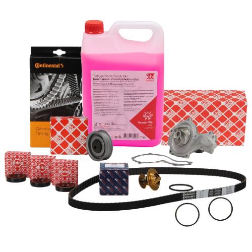 CONTI Zahnriemen Spannrolle Thermostat HIRSCHER Wasserpumpe Frostschutz VW Golf 1 2 3 Bild CONTI Zahnriemen Spannrolle Thermostat HIRSCHER Wasserpumpe Frostschutz VW Golf 1 2 3