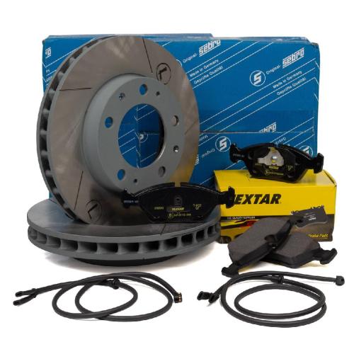 SEBRO Bremsscheiben + TEXTAR Bremsbeläge + Wako PORSCHE 928 4.7 S 301 PS vorne Bild SEBRO Bremsscheiben + TEXTAR Bremsbeläge + Wako PORSCHE 928 4.7 S 301 PS vorne