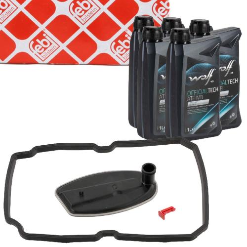 FEBI BILSTEIN Hydraulikfiltersatz, Automatikgetriebe 10098 WOLF Getriebeöl 1051908 Bild FEBI BILSTEIN Hydraulikfiltersatz, Automatikgetriebe 10098 WOLF Getriebeöl 1051908