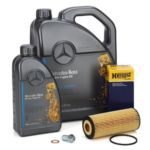 6L 6 Liter ORIGINAL 5W-40 MB 229.5 Motoröl + HENGST Ölfilter MERCEDES W176 45AMG M133 Bild 6L 6 Liter ORIGINAL 5W-40 MB 229.5 Motoröl + HENGST Ölfilter MERCEDES W176 45AMG M133