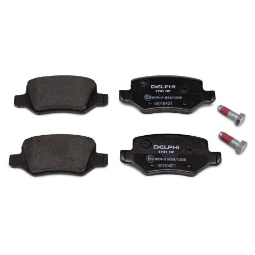 DELPHI Bremsbelagsatz, Scheibenbremse LP1741 + Bremsscheibe BG3710 Bild DELPHI Bremsbelagsatz, Scheibenbremse LP1741 + Bremsscheibe BG3710