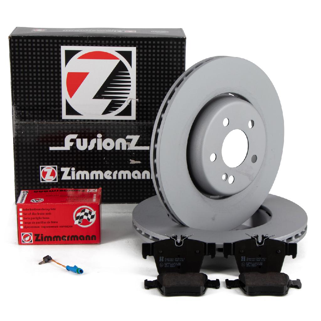 Zimmermann FORMULA S Bremsscheiben + Beläge + Sensor MERCEDES W205 S205 X253 X253 hinten