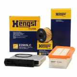 HENGST FILTER Ölfilter E823H D263 + Filter, Innenraumluft E2905LC + Luftfilter E1440L