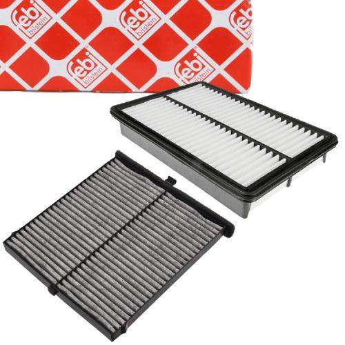 FEBI BILSTEIN Luftfilter 184128 + Filter, Innenraumluft 184041 Bild FEBI BILSTEIN Luftfilter 184128 + Filter, Innenraumluft 184041
