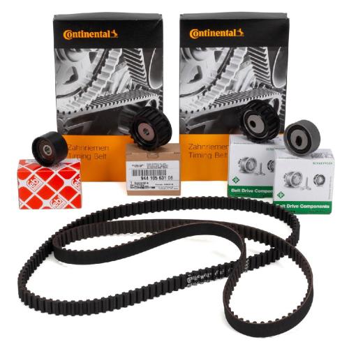CONTI Zahnriemen + INA Spannrollen Umlenkrollen PORSCHE 924 2.5 S + 944 2.5 160 PS Bild CONTI Zahnriemen + INA Spannrollen Umlenkrollen PORSCHE 924 2.5 S + 944 2.5 160 PS