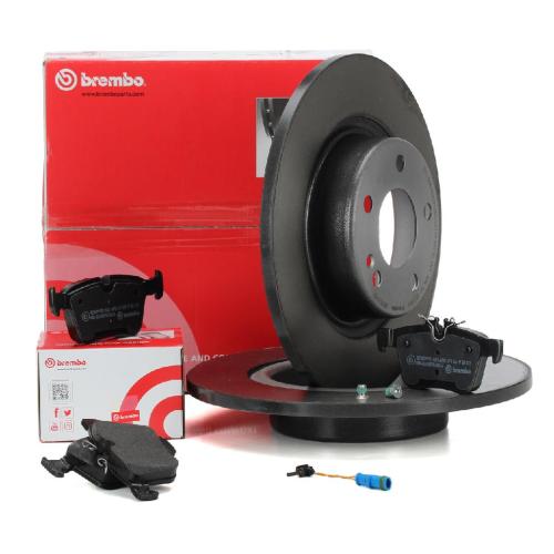 BREMBO Bremsscheiben VOLL + Beläge + Wako MERCEDES C-Klasse W205 S205 C205 A205 hinten Bild BREMBO Bremsscheiben VOLL + Beläge + Wako MERCEDES C-Klasse W205 S205 C205 A205 hinten