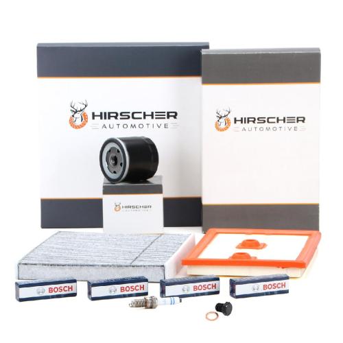 HIRSCHER Filterset + 4x BOSCH Zündkerze VW Golf 7 Passat AUDI A3 8V 1.2/1.4 TSI Bild HIRSCHER Filterset + 4x BOSCH Zündkerze VW Golf 7 Passat AUDI A3 8V 1.2/1.4 TSI