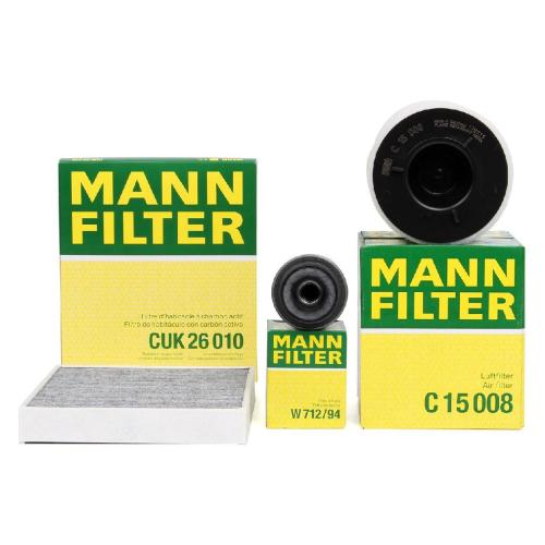 MANN Filterset VW Polo 5 AUDI A1 8X SEAT Ibiza 4 SKODA Fabia 2 Rapid Roomster 1.2/1.4 TSI Bild MANN Filterset VW Polo 5 AUDI A1 8X SEAT Ibiza 4 SKODA Fabia 2 Rapid Roomster 1.2/1.4 TSI