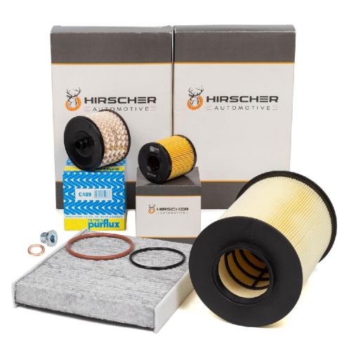 HIRSCHER Filterset 4-tlg FORD Focus 2 MK2 2.0 TDCi VOLVO C30 S40 II V50 2.0 D ab 04.2007 Bild HIRSCHER Filterset 4-tlg FORD Focus 2 MK2 2.0 TDCi VOLVO C30 S40 II V50 2.0 D ab 04.2007