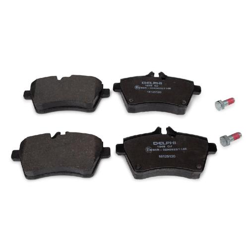 DELPHI Bremsscheiben + Bremsbeläge + Sensor MERCEDES A-Klasse W169 A150 A160 A160CDI vorne Bild DELPHI Bremsscheiben + Bremsbeläge + Sensor MERCEDES A-Klasse W169 A150 A160 A160CDI vorne