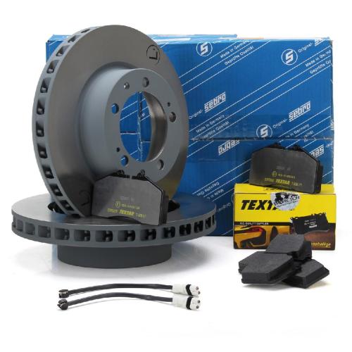SEBRO Bremsscheiben + TEXTAR Beläge + Wako PORSCHE 928 5.0 S bis 12.1988 vorne Bild SEBRO Bremsscheiben + TEXTAR Beläge + Wako PORSCHE 928 5.0 S bis 12.1988 vorne