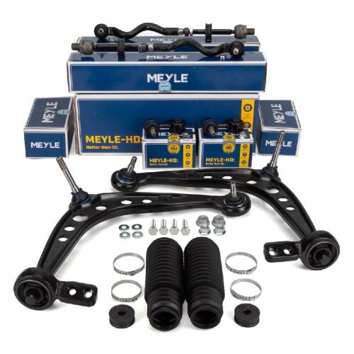 MEYLE Spurstange 316 030 4339 + Stange/Strebe, Stabilisator 316 060 4311/HD + Spurstange 316 030 4340 + Faltenbalgsatz, Lenkung 314 620 0001/S + Lenkersatz, Radaufhängung 316 050 0023/HD Bild MEYLE Spurstange 316 030 4339 + Stange/Strebe, Stabilisator 316 060 4311/HD + Spurstange 316 030 4340 + Faltenbalgsatz, Lenkung 314 620 0001/S + Lenkersatz, Radaufhängung 316 050 0023/HD