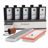 HIRSCHER Filterset + 5L ORIGINAL 5W30 Motoröl MINI R56 R55 R60 R57 R58 R61 R59 N14 N18