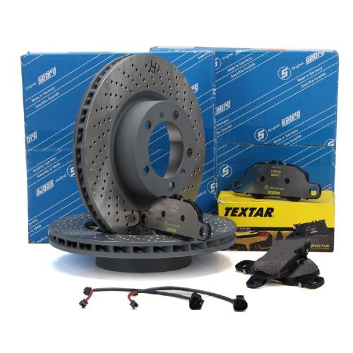 SEBRO Bremsscheiben + TEXTAR Beläge PORSCHE 718 Boxster Cayman 982 2.0 vorne Bild SEBRO Bremsscheiben + TEXTAR Beläge PORSCHE 718 Boxster Cayman 982 2.0 vorne