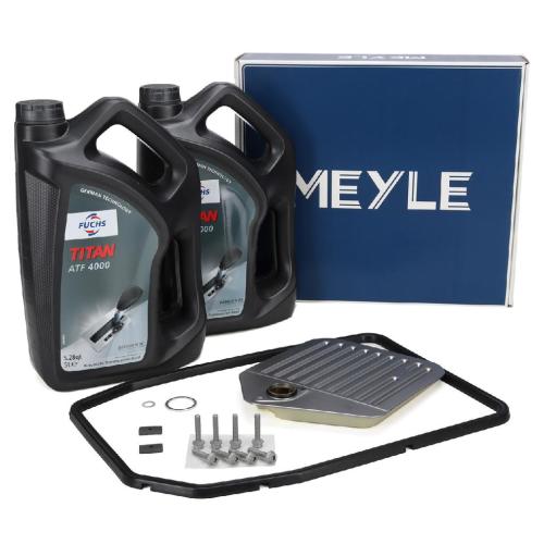 MEYLE Ölwechsel Satz 5HP18 Automatik + 10L FUCHS Getriebeöl BMW 3er E36 E34 E39 E32 E38 Bild MEYLE Ölwechsel Satz 5HP18 Automatik + 10L FUCHS Getriebeöl BMW 3er E36 E34 E39 E32 E38