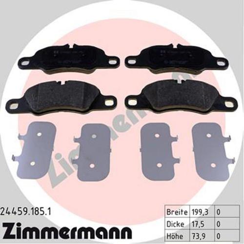 ZIMMERMANN Bremsscheiben + Beläge + Wako PORSCHE 718 Boxster Cayman (982) 2.0 vorne Bild ZIMMERMANN Bremsscheiben + Beläge + Wako PORSCHE 718 Boxster Cayman (982) 2.0 vorne