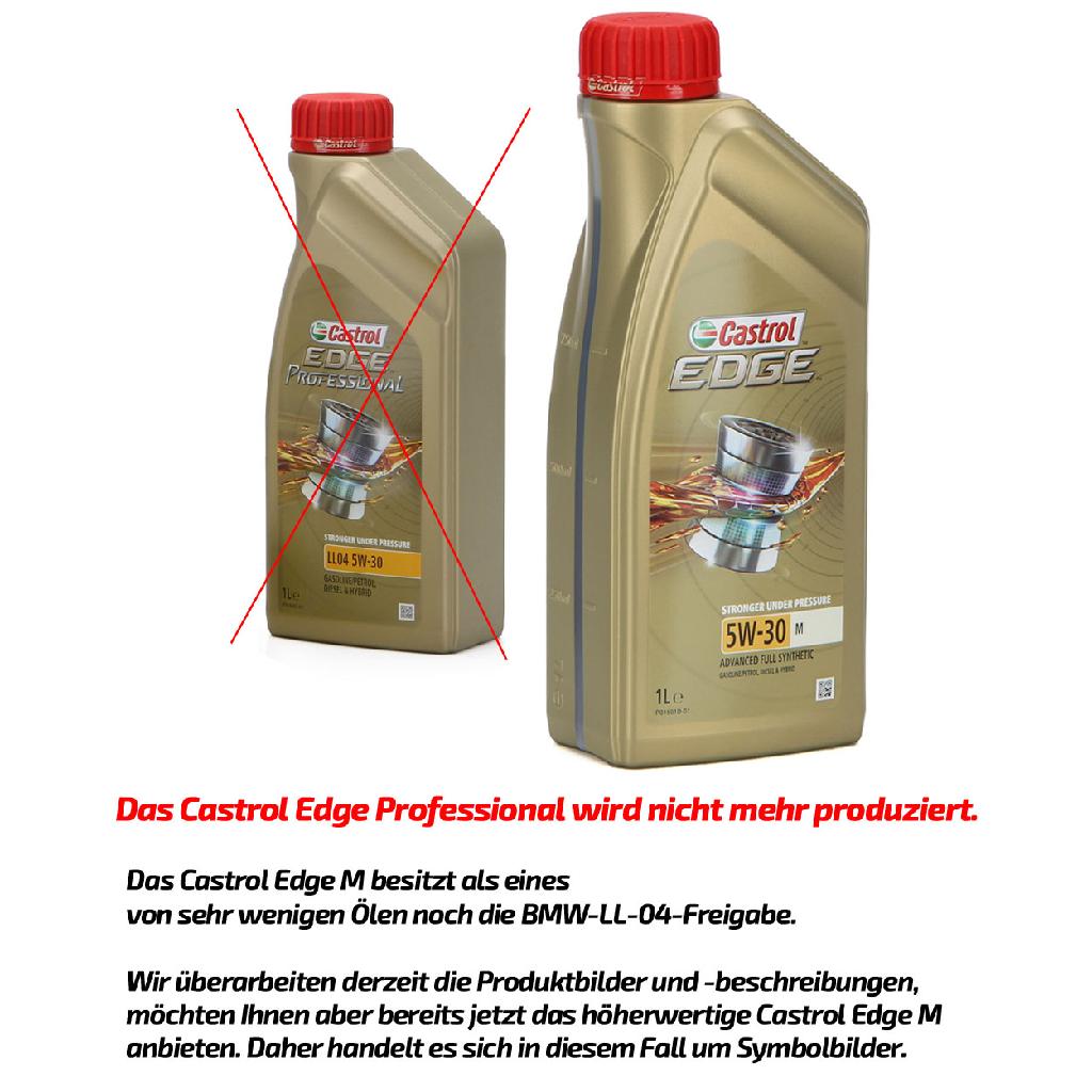 12L 12 Liter CASTROL Edge Motoröl ÖL 5W30 M BMW Longlife-04 MB 229.31/51/52 Bild 12L 12 Liter CASTROL Edge Motoröl ÖL 5W30 M BMW Longlife-04 MB 229.31/51/52