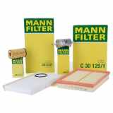 MANN-FILTER Kraftstofffilter WK 512 + Filter, Innenraumluft CU 3337 + Ölfilter HU 612/2 x + Luftfilter C 30 125/4