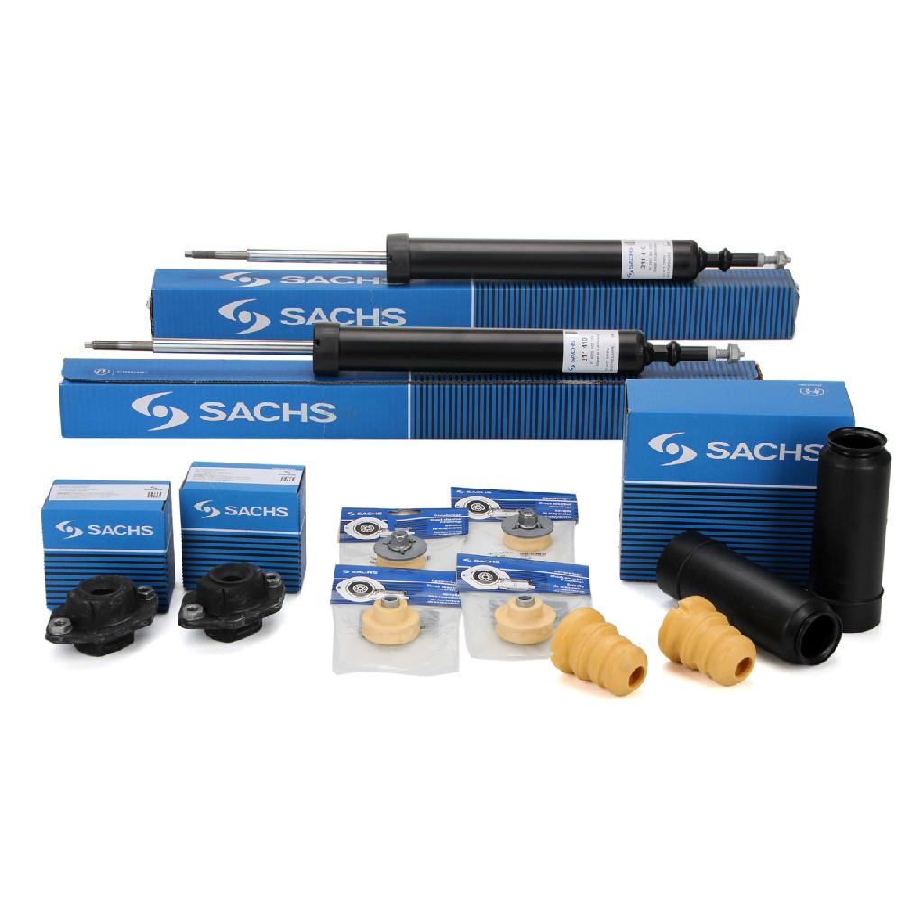 SACHS Stoßdämpfer 311 410 + Federbeinstützlager 802 549 + Federbeinstützlager 802 547 + Staubschutzsatz, Stoßdämpfer 900 127 + Federbeinstützlager 802 548
