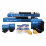 SACHS Stoßdämpfer 311 410 + Federbeinstützlager 802 549 + Federbeinstützlager 802 547 + Staubschutzsatz, Stoßdämpfer 900 127 + Federbeinstützlager 802 548