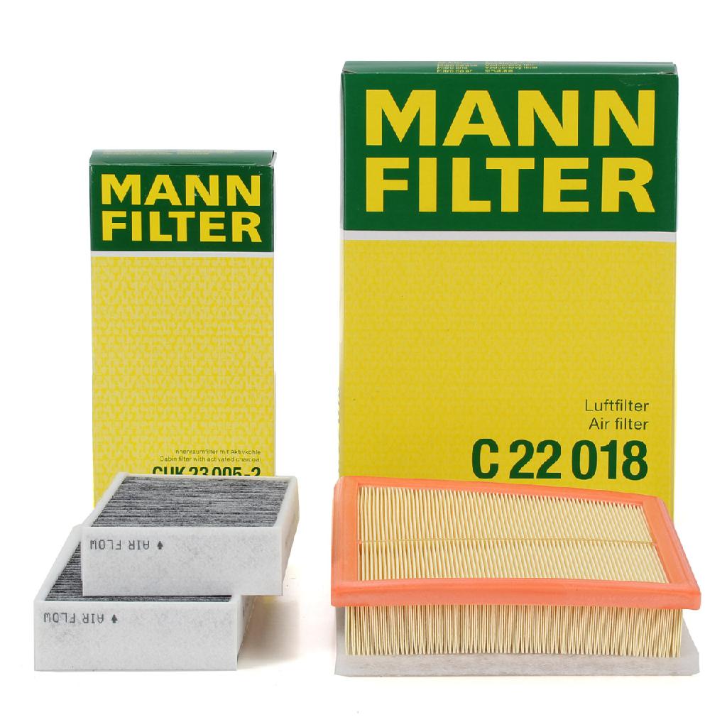 MANN-FILTER Filter, Innenraumluft CUK 23 005-2 + Luftfilter C 22 018 Bild MANN-FILTER Filter, Innenraumluft CUK 23 005-2 + Luftfilter C 22 018