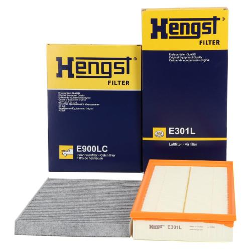 HENGST FILTER Luftfilter E301L + Filter, Innenraumluft E900LC Bild HENGST FILTER Luftfilter E301L + Filter, Innenraumluft E900LC