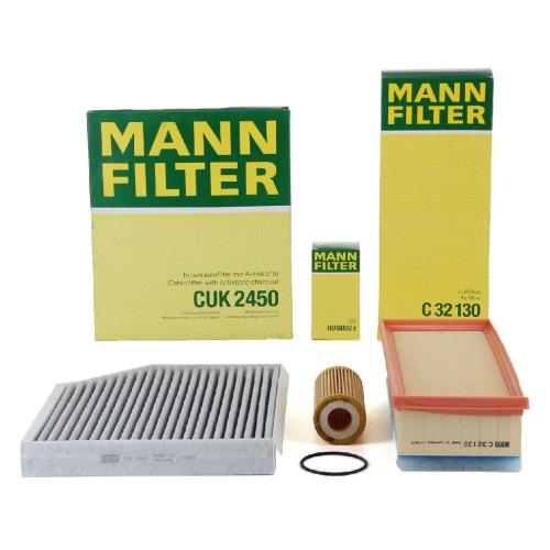 MANN-FILTER Filter, Innenraumluft CUK 2450 + Luftfilter C 32 130 + Ölfilter HU 6013 z Bild MANN-FILTER Filter, Innenraumluft CUK 2450 + Luftfilter C 32 130 + Ölfilter HU 6013 z