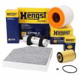 HENGST FILTER Kraftstofffilter H326WK + Luftfilter E1055L + Ölfilter E340H D247 + Filter, Innenraumluft E2996LC