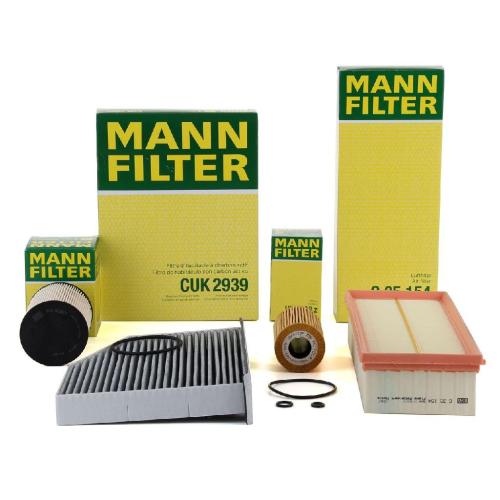 MANN Filterset 4-tlg VW Golf 5 6 AUDI A3 8P SEAT Leon SKODA Octavia 2 1.6/2.0TDI Bild MANN Filterset 4-tlg VW Golf 5 6 AUDI A3 8P SEAT Leon SKODA Octavia 2 1.6/2.0TDI