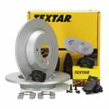 TEXTAR Bremsbelagsatz, Scheibenbremse 2449601 + Bremsscheibe 92159303