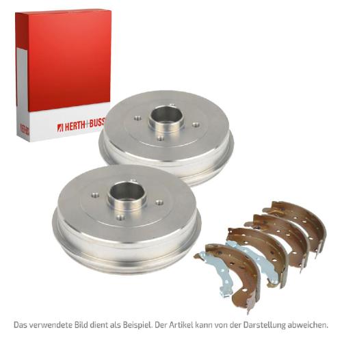HERTH+BUSS JAKOPARTS Bremstrommel J3400800 + Bremsbackensatz J3500800 Bild HERTH+BUSS JAKOPARTS Bremstrommel J3400800 + Bremsbackensatz J3500800
