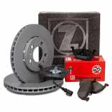 ZIMMERMANN Bremsbelagsatz, Scheibenbremse 23131.195.1 + Bremsscheibe 100.1246.20