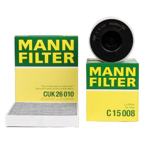 MANN-FILTER Filter, Innenraumluft CUK 26 010 + Luftfilter C 15 008 Bild MANN-FILTER Filter, Innenraumluft CUK 26 010 + Luftfilter C 15 008