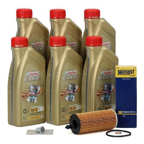 6L CASTROL Edge Motoröl ÖL 5W30 M LL04 + HENGST Ölfilter BMW TOYOTA B37 B47 B48 Bild 6L CASTROL Edge Motoröl ÖL 5W30 M LL04 + HENGST Ölfilter BMW TOYOTA B37 B47 B48