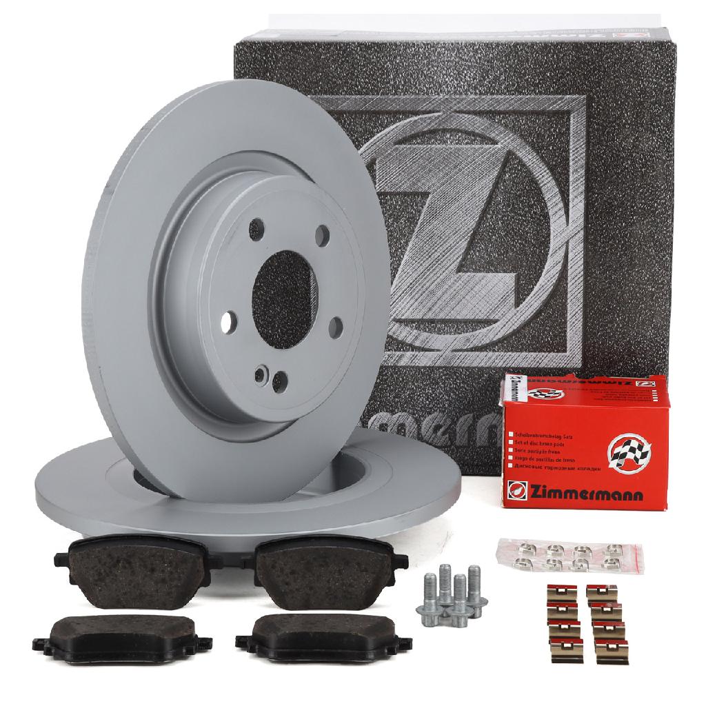 ZIMMERMANN Bremsscheibe 400.5543.20 + Bremsbelagsatz, Scheibenbremse 22986.170.2