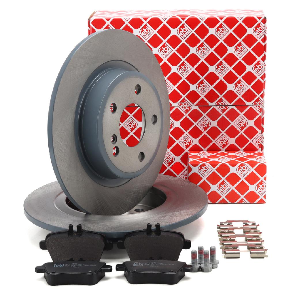 FEBI BILSTEIN Bremsscheibe 104852 + Bremsbelagsatz, Scheibenbremse 16901