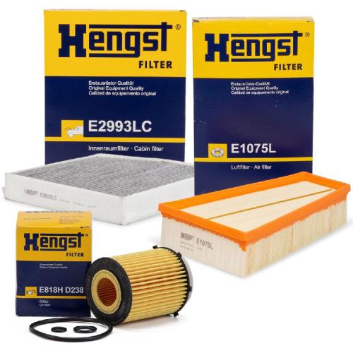 HENGST FILTER Filter, Innenraumluft E2993LC + Luftfilter E1075L + Ölfilter E818H D238 Bild HENGST FILTER Filter, Innenraumluft E2993LC + Luftfilter E1075L + Ölfilter E818H D238