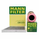 MANN-FILTER Filter, Innenraumluft CUK 3172 + Luftfilter C 12 178/2