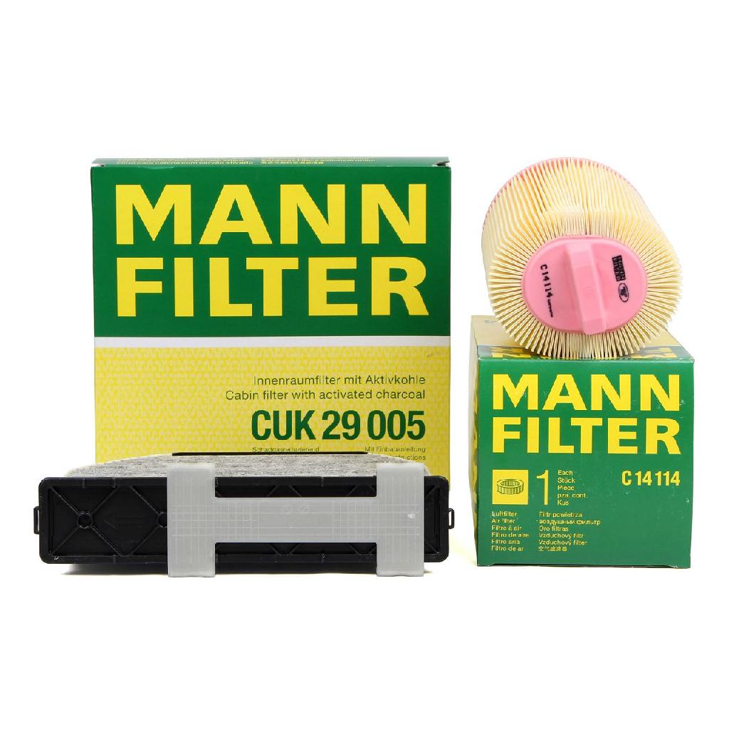 MANN-FILTER Luftfilter C 14 114 + Filter, Innenraumluft CUK 29 005