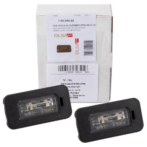 2x OLSA LED Kennzeichenleuchte ALFA ROMEO Giulia 952 Stelvio 949 hinten 50550396 Bild 2x OLSA LED Kennzeichenleuchte ALFA ROMEO Giulia 952 Stelvio 949 hinten 50550396