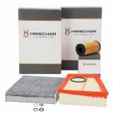 HIRSCHER Filterset Filterpaket 3-tlg für RENAULT Grand / Scenic 3 2.0dCi 150/160 PS