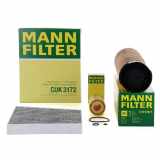 MANN-FILTER Filter, Innenraumluft CUK 3172 + Ölfilter HU 718/1 k + Luftfilter C 12 178/1