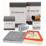 HIRSCHER Filterset Filterpaket 4-tlg für RENAULT Grand / Scenic 3 2.0dCi 150/160 PS