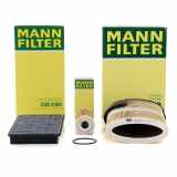 MANN-FILTER Ölfilter HU 7026 z + Luftfilter C 31 002 + Filter, Innenraumluft CUK 3360