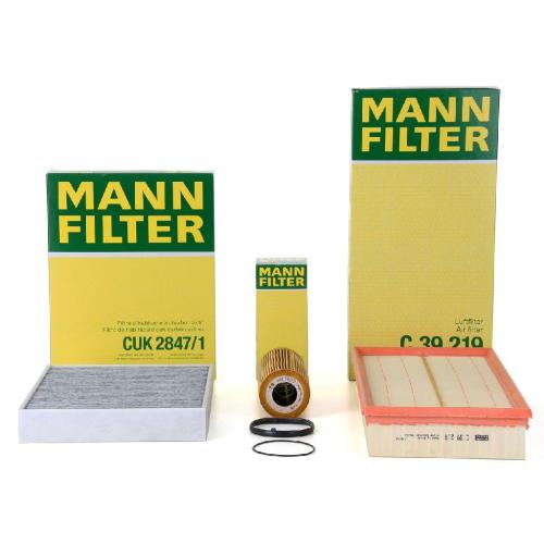 MANN-FILTER Filter, Innenraumluft CUK 2847/1 + Luftfilter C 39 219 + Ölfilter HU 7029 z Bild MANN-FILTER Filter, Innenraumluft CUK 2847/1 + Luftfilter C 39 219 + Ölfilter HU 7029 z